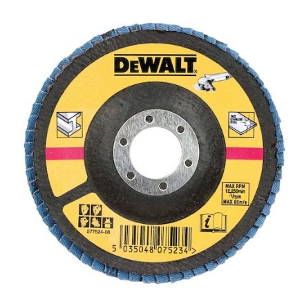 DeWalt lamellás csiszolókorong 125mmX22.2X60G lapos DT3309-QZ