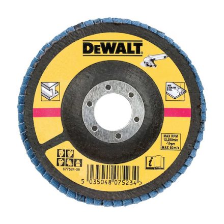 DeWalt Lamellás csiszolókorong 125mm x 22.2 x 36G lapos DT3308-QZ