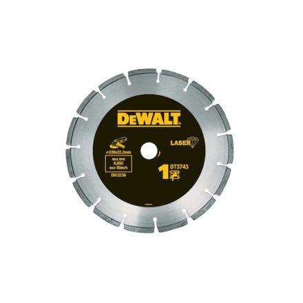 Dewalt gyémánttárcsa 230 mm × 22,2 mm DT3743-XJ