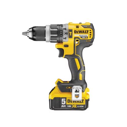 DeWalt 18V 5,0 Ah XR Li-Ion kefe nélküli kompakt ütvefúró csavarozó DCD796P2-QW 