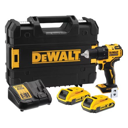DEWALT DCD708D2T-QW Fúrócsavarozó Li-Ion, 65Nm, brushless + Koffer