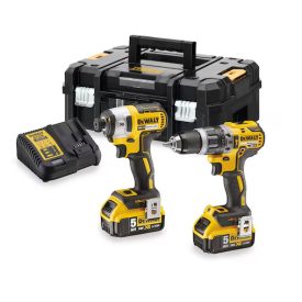   DeWalt 18V XR kombó készlet (DCD796,DCF887,2 × DCB184, DCB115, TSTAK II)  DCK266P2T-QW