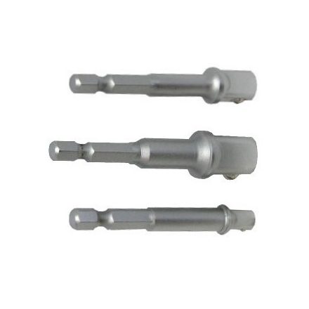 Z-TOOLS Dugókulcs adapter 1/4-3/8-1/2 3részes/040101-0211