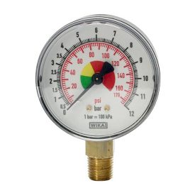   GAV manométer kerékfúvatóhoz 0-12bar 1/4 63mm/060207-0005"