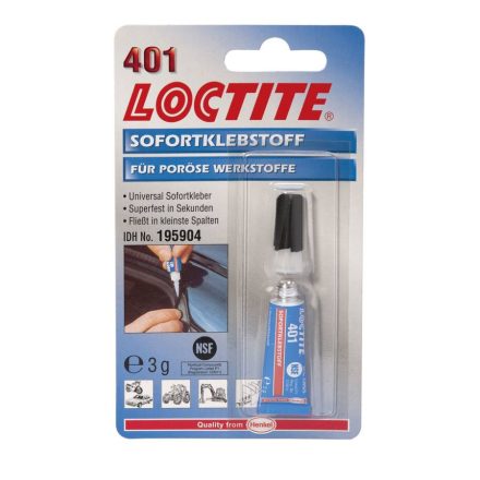 Loctite 401/3gr pillanatragasztó (195904)