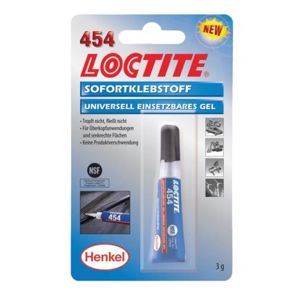 Loctite 454/3gr pillanatragasztó 195906