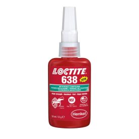   Loctite 638/50ml nagy szilárdságú rögzítő, olajos felületen is működik (1803358)