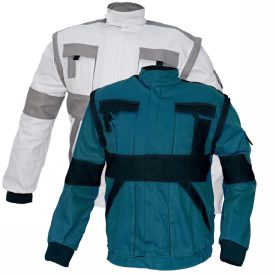 Munkavédelmi kabát zöld-fekete/54 Max