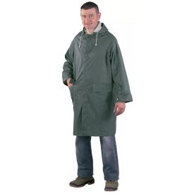 Munkavédelmi esőkabát zöld/3XL 50404 térd feletti