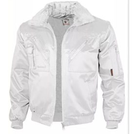 Munkavédelmi dzseki fehér/L Qualitex 1000 265g